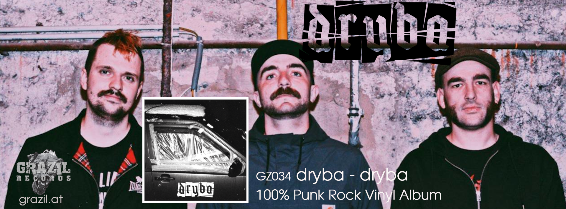 gz034 dryba - dryba Punk Rock Vinyl Album grazil Records