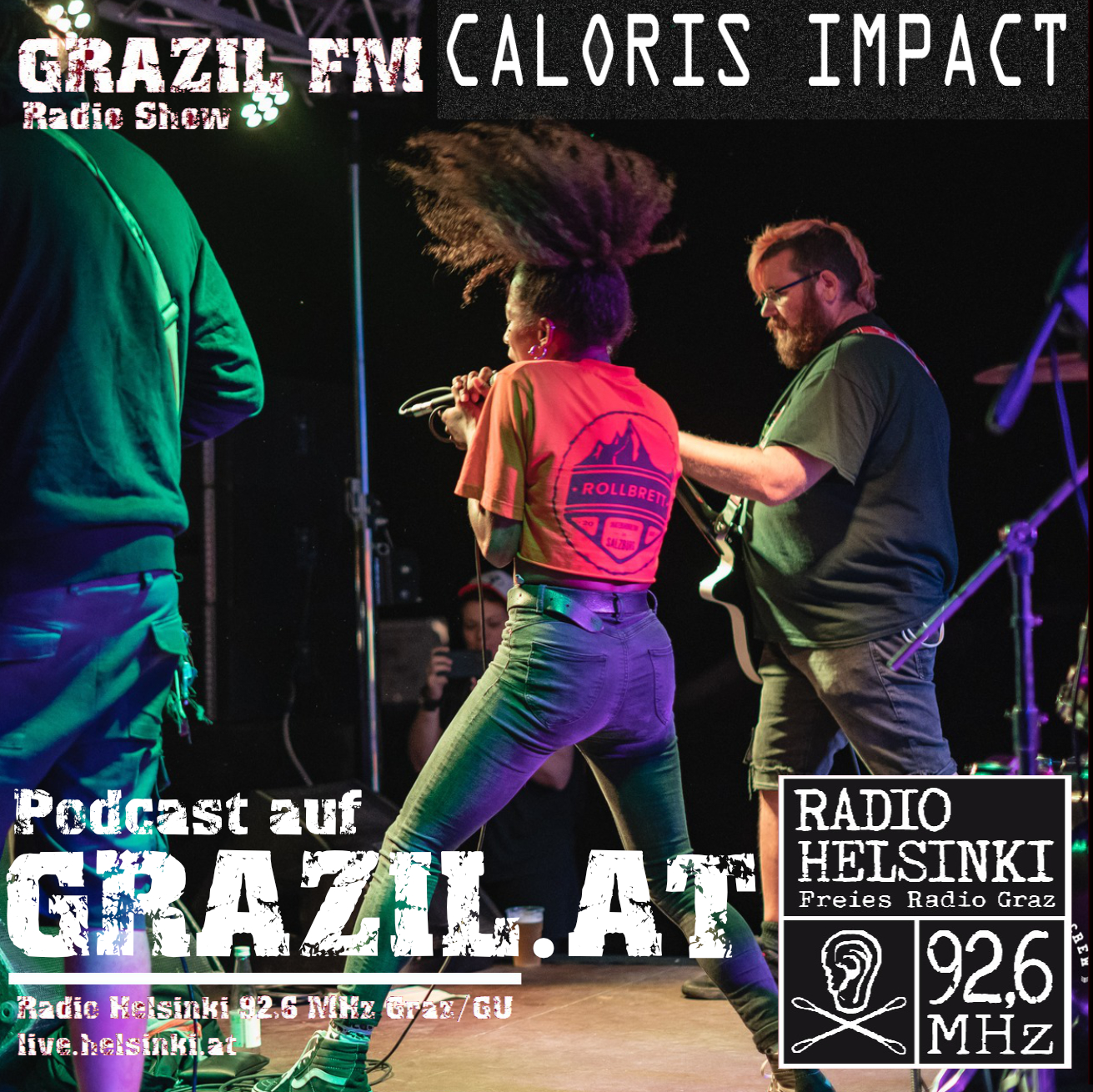 grazil FM Podcast - Caloris Impact. Radio Helsinki Cle Pecher grazil Records