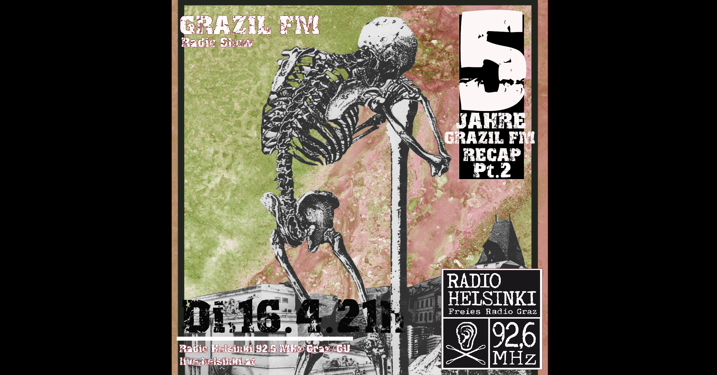 5 Jahre grazil FM Recap Show Pt2 grazil Records Radio Helsinki Nekrodeus Cle Pecher