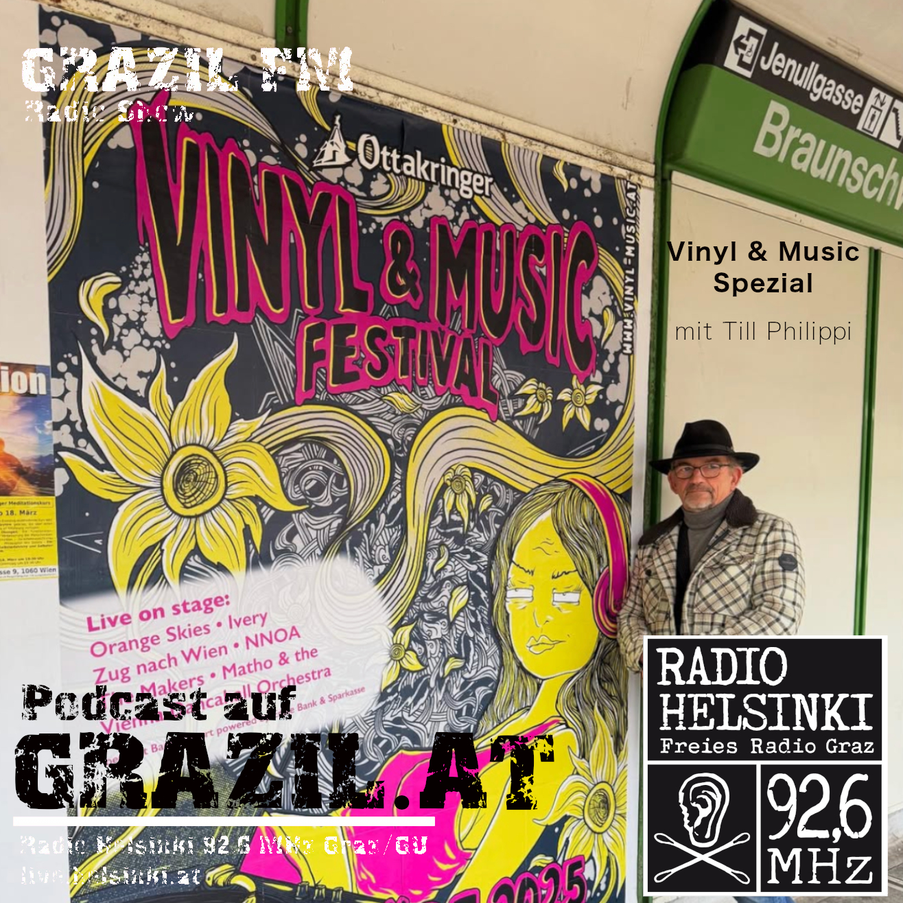grazil FM - Vinyl & Music Spezial mit Till Philippi grazil Records Cle Pecher Radio Helsinki