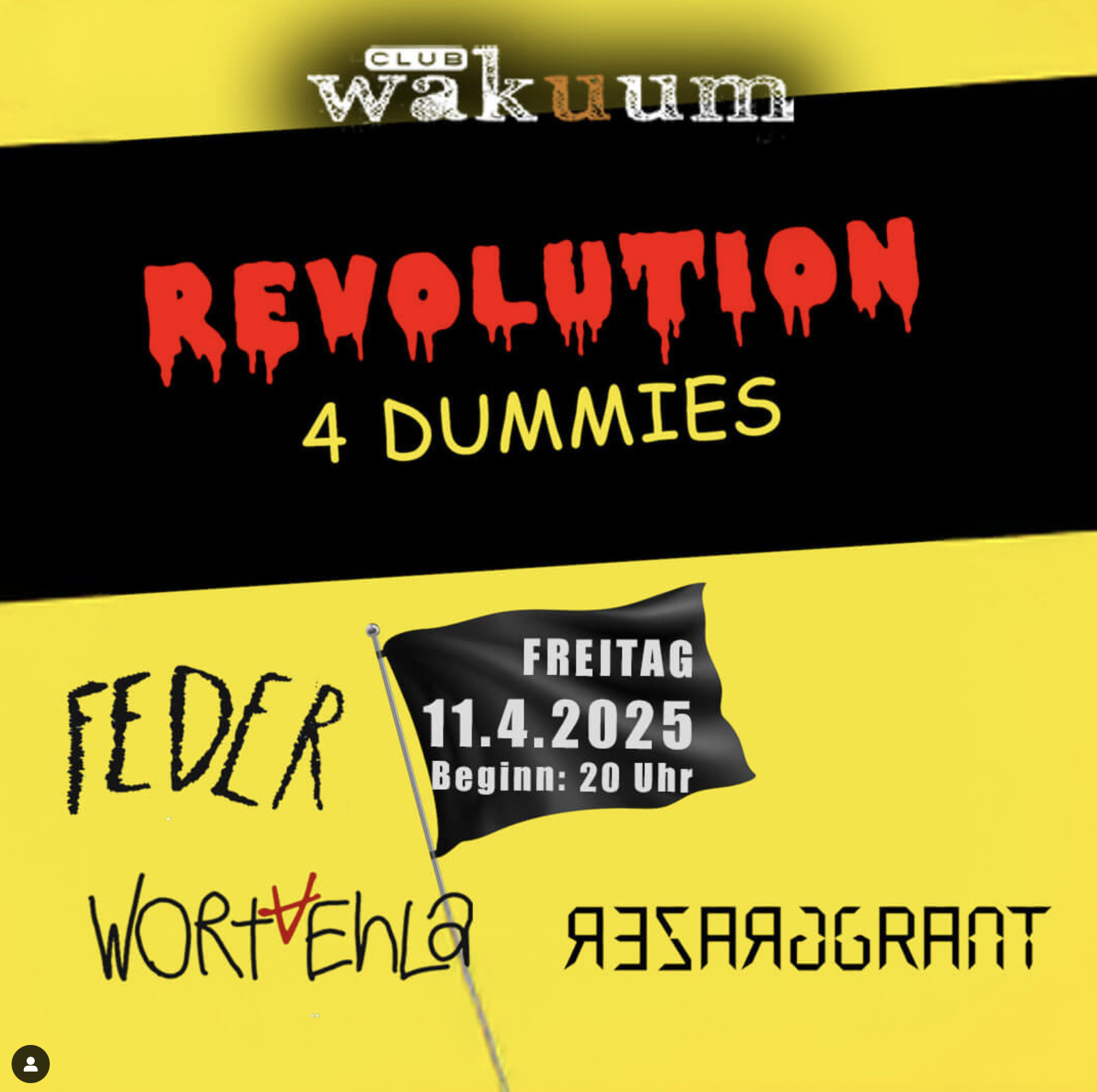 Grazer Grant, FEDER, Wortvehla Live im Club Wakuum - grazil - grazil records