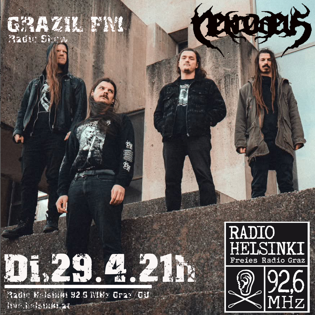 grazil FM - Nekrodeus - grazil Records Cle Pecher Radio Helsinki