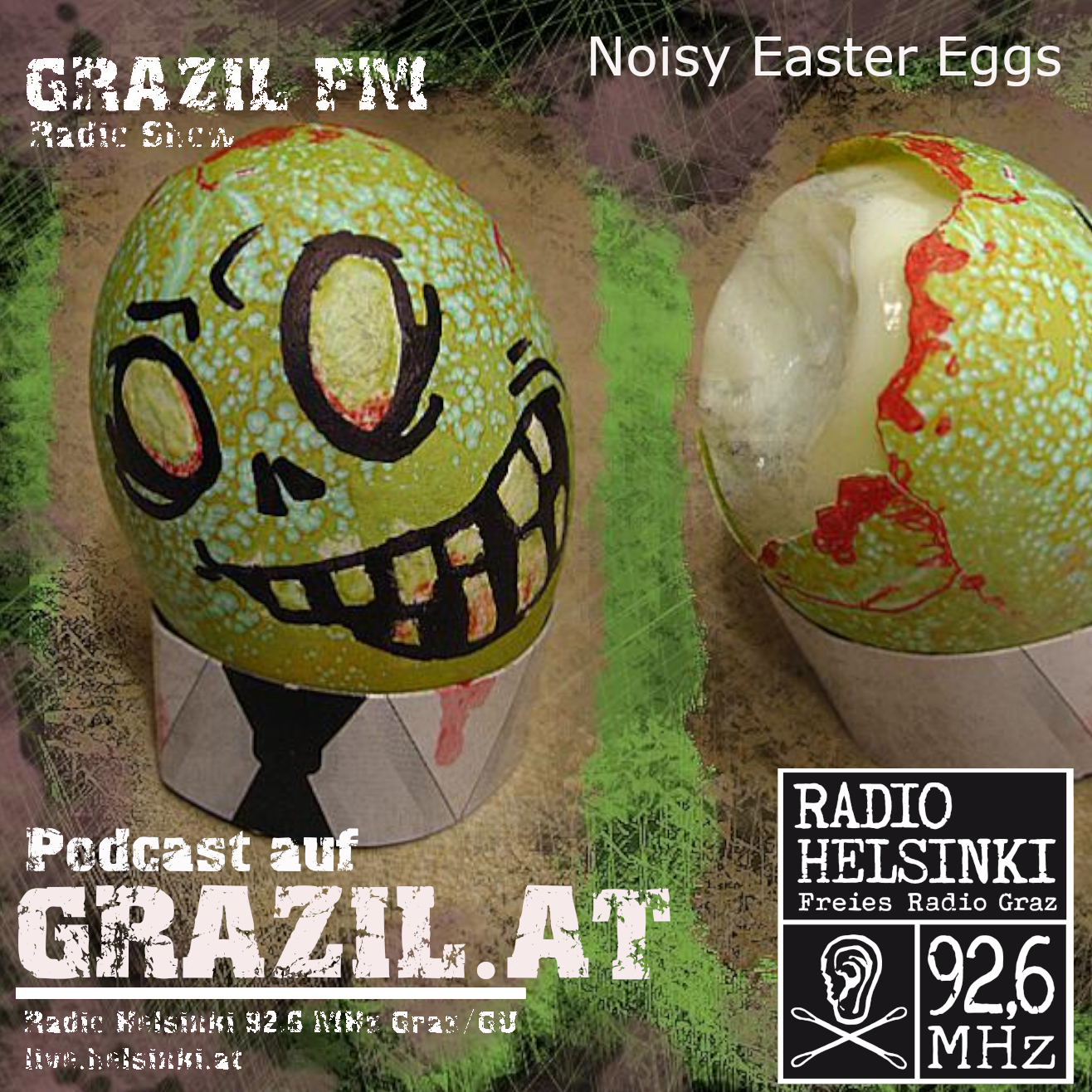 grazil FM - Noisy Easter Eggs - Perlen und Premieren grazil Records Cle Pecher Radio Helsinki
