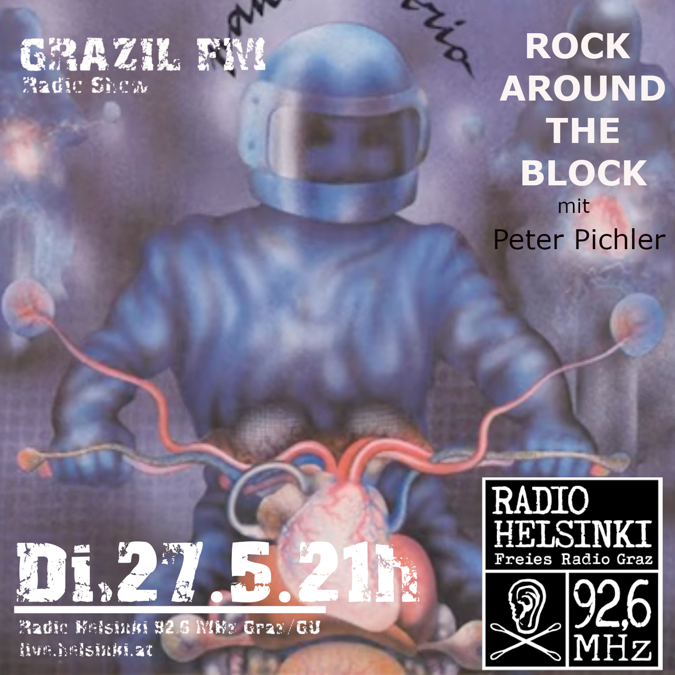 grazil FM - Rock Around The Block - grazil Records Cle Pecher Radio Helsinki