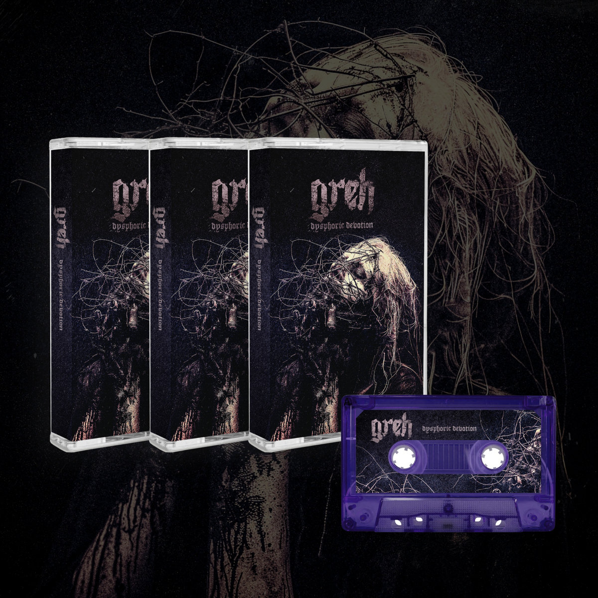 GZD01 Greh - Dysphoric Devotion (Tape) - GREH-Recordings/Fetzner Death Records - grazil Distribution