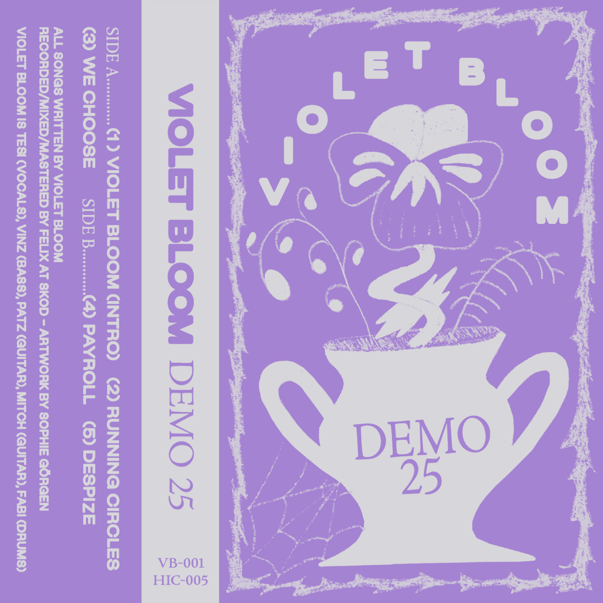 Violet Bloom - Demo 25 - Head In Clouds - grazil Distribution